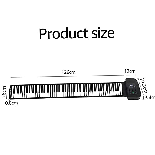 clavier électronique,HUIOP Piano Portable Piano 88 touches en silicone Rouleau flexible Up Clavier Pliable main-rouler avec batterie pédale de sustain,touche de piano,clavier électronique - Les Beatles, Paul McCartney, John Lennon, RIngo Starr, George Harrison clavier électronique,HUIOP Piano Portable Piano 88 touches en silicone Rouleau flexible Up Clavier Pliable main-rouler avec batterie pédale de sustain,touche de piano,clavier électronique – Image 6