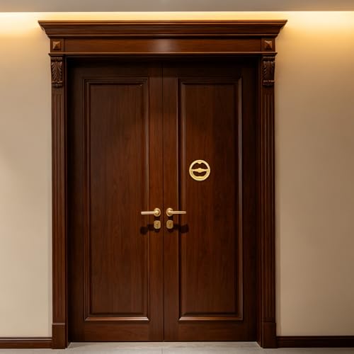 Llamador de puerta antióxido de aleación pesada para sustitución en portones 7