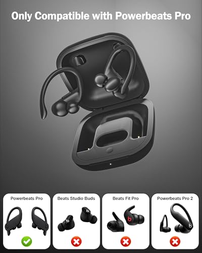 Image of Charging Case Replacement for Powerbeats Pro: Beats Earbuds Charger Case with Bluetooth Pairing Sync Button, 700mAh Battery, Earbuds Not Included