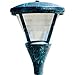 Dabmar Lighting GM582-VG Large Post Top Cone Shape Fixture, 150W Hp, Verde Green Finish