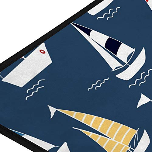 Alfombrilla antideslizante para cocina cisne tapete lavable decorativo grande de 39x20 inch 6