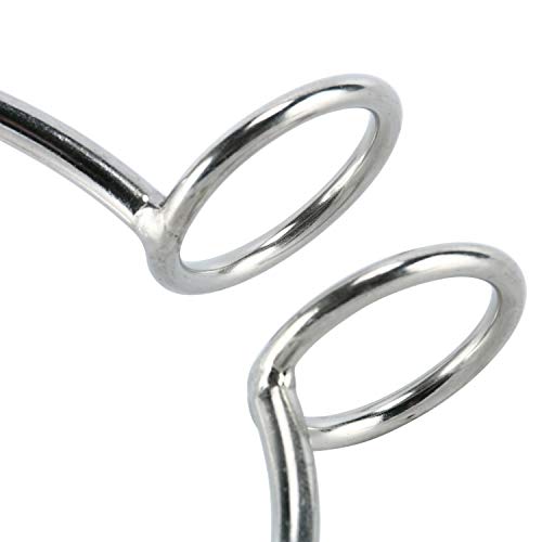 6mm STAINLESS STEEL MARINE RINGBOLT Yacht Eyebolt Ring Boat Deck Chain Rope
