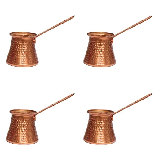 LOLPALONE Cafetera turca turca con de 320 ml Cafetera turca de cobre turca para cafetería Cezve