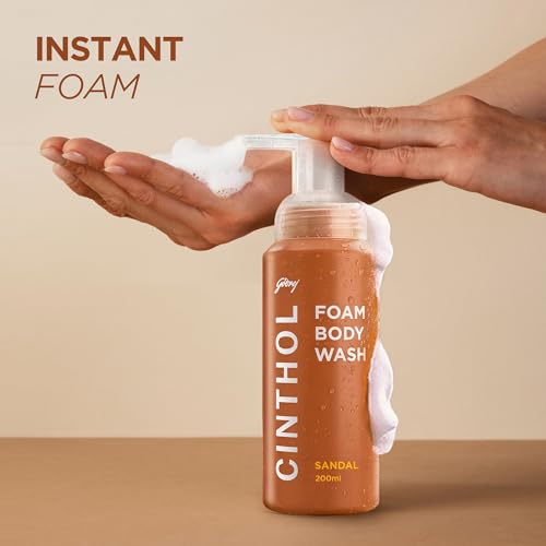 Image of Cinthol Sandal Foam Body Wash (750ml) | Unique Foam Formula for Moisturized & Irresistibly Soft Skin | Suitable for All Skin Types