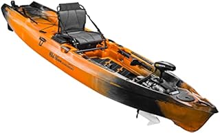 Old Town Sportsman AutoPilot 136 Motorized Fishing Kayak with Minn Kota Trolling Motor (Ember Camo)