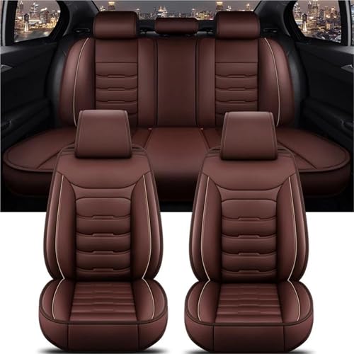 Housse de siège auto en cuir café pour Hyundai Tucson et Santa Fe