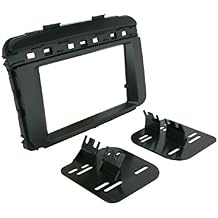 Scosche KA2418DDB Compatible with 2016-19 Kia Sorento ISO Double DIN Dash Kit Black