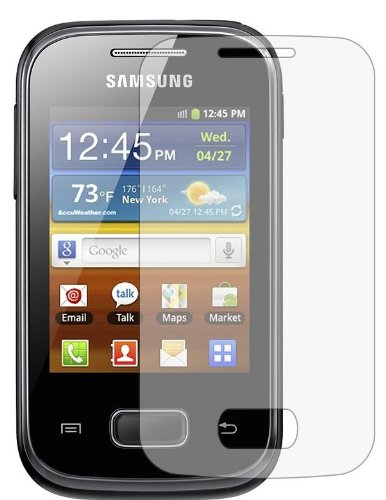 6 x Clear LCD Screen Protectors for Samsung GT-S5300 Galaxy Pocket - Anti-Scratch Guards Display Savers
