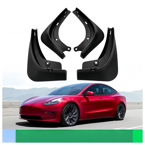 Guardabarros para Tesla Model 3 que eliminan el barro en las puertas 3