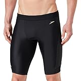 Speedo Herren Schwimmhose Mesh Placement, Black/USA Charcoal, 38, 812421