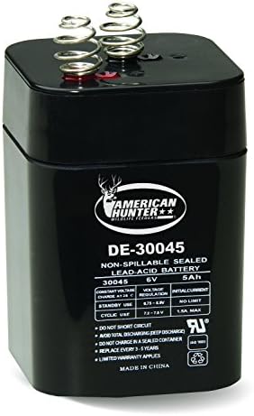 American Hunter 6V 5A Rechargeable Battery - Spring Top Lantern & Game Feeder Power image 2