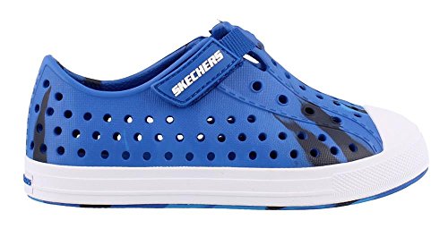 Skechers Boy's, Guzman 2.0 Swirlers Slip on Shoes Royal Blue/Black