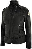 Kuschelig warmes Kunstfell irideon Damen-Isländische Jacke, Schwarz