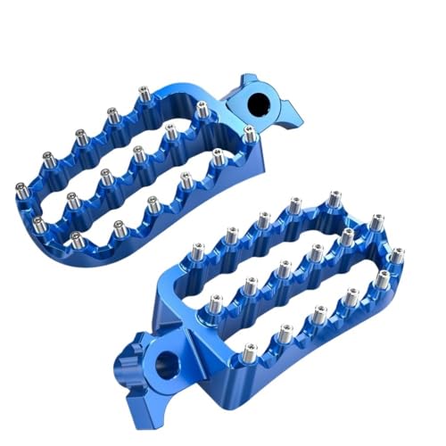 Repose-pieds Tenere 700 Yamaha anti glisse XTZ700 large moto bleu