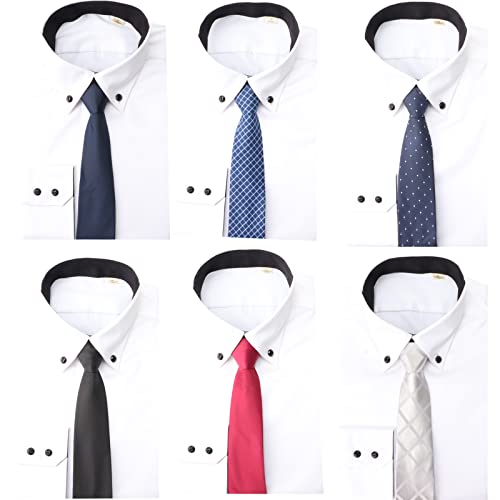 Image of Mens Ties, Mens Zipper Ties Neckties for Men, Silky Zip Up Ties, Men's Pretied Ties Set