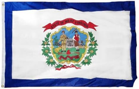 West Virginia 3ft x 5ft Spun Heavy Duty Polyester Flag