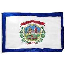 West Virginia 3ft x 5ft Spun Heavy Duty Polyester Flag
