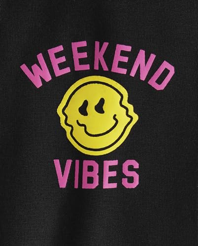 The Children's Place Girls Sleeve Top and Shorts,2 Piece Pajama Set2