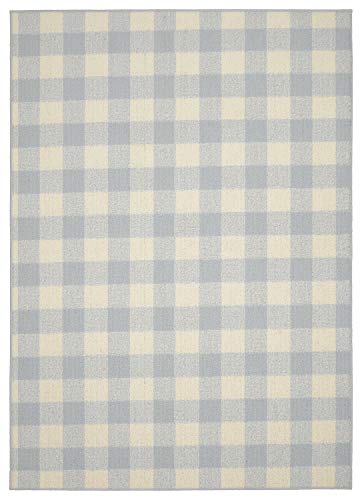 Garland Rug Country Living – Checkered Buffalo Plaid Design, Non-Slip