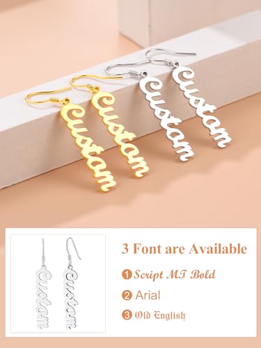 Custom4u Orecchini Argento Sterling da Donna