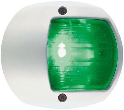 PERKO #0170WSDDP3 Perko LED Side Light - Green - 12V - White Plastic Housing