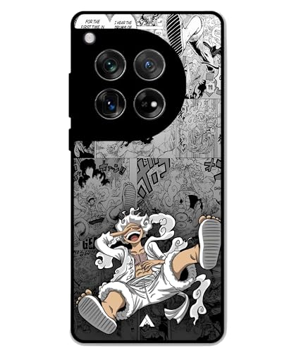 Image of Premium Anime 2 Case for Oneplus 12 (Glossy Finish) Soft-Touch Metal TPU Back Cover, Shockproof, Designer, Aesthetic Mobile Phone Case
