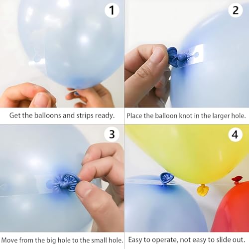Image of Balloon Arch Strip Birthday Decoration Items Kit Balloon Decoration Strip Kit for Garland Balloon Tape Strip, Suitable for Party Wedding birthday Baby Shower (PACK OF 2)