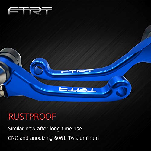 Ftrt Pivot Dirt Bike Brake Clutch Levers Compatible With Yz125/Yz250/Yz426F/Yz450F 2001 2002 2003 2004 2005 2006 2007,Yz250F 2001-2006, Blue #TOP3