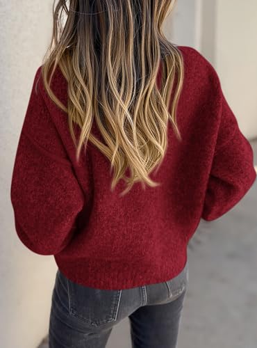 PRETTYGARDEN Cardigan Sweaters for Women Trendy Fall 2025 Long Sleeve Button Down Oversized Chunky Knit Sweater Outerwear