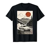 Cool Japanese Sport Race car Drifting Graphic T-Shirt