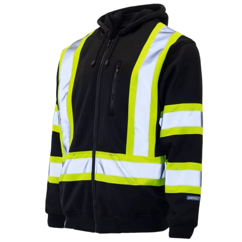 Amazon.com: JORESTECH Hi-Vis Full-Zip Reflective Fleece Safety