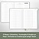Häfft® Lehrer-Planer 2025/2026 A4 + Green Poppy Hardcover Lehrerkalender mit Wochenkalendarium, 226 Seiten, Stickern und mehr - nachhaltig & klimafreundlich