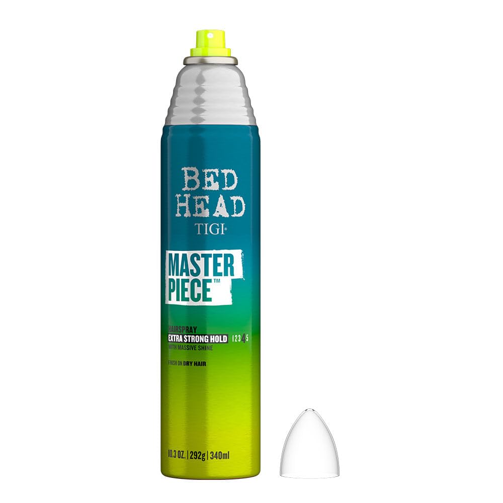 Tigi Bed Head Masterpiece, Nabłyszczający Lakier do Włosów, dla Silnego Utrwalenia i Połysku, 340 ml