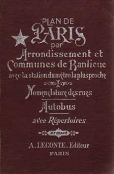 Paperback Plan de Paris par arrondissements et communes de banlieue Book