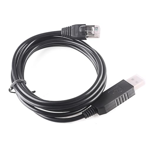 usangreen US2000C US3000C US5000 Cable de Comunicación y Consola de Batería de Litio para Depuración PL2303GT RS232 USB para Actualizaciones de Firmware Pylontech (Longitud: 500 cm)