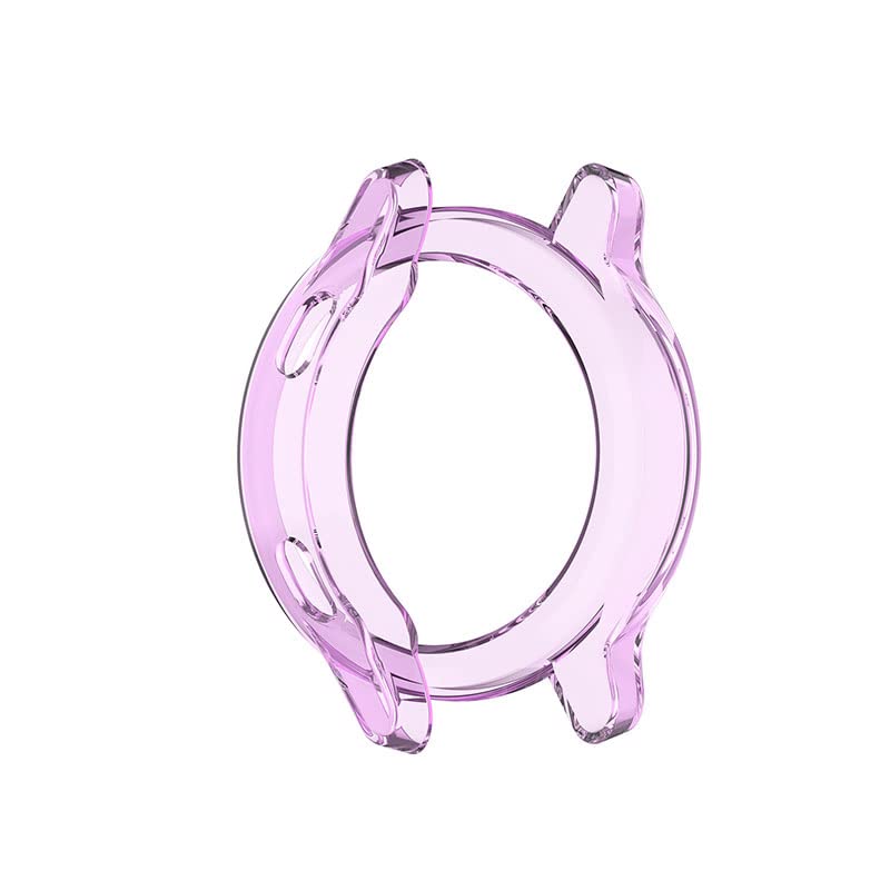 Coque Garmin Vivoactive 4S violette en silicone TPU anti-choc et anti-rayure
