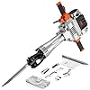 VEVOR Demolition Jack Hammer, 2100W Electric Jackhammer Heavy Duty, 1650 BPM Industrial-Grade Jack Hammer Concrete Breaker, with 1 Point Chisel, 1 Flat Chisel, Gloves and Goggles