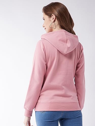 Image of Modeve Women Printed Hooded Sweatshirt for Winter