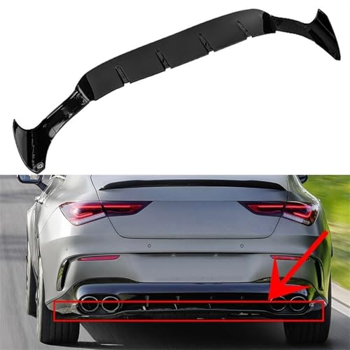 Style de voiture diffuseur lèvre Mercedes Benz W118 CLA pour sorties et rassemblements