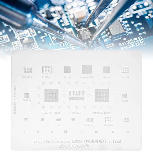 BGA Reballing Stencil Phone Tin Reballing Stencil CPU Tin Planting Template for A53 Series - Image 3