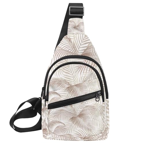 Sac à bandoulière marron clair palmier idéal pour vos randonnées et sorties shopping en ville