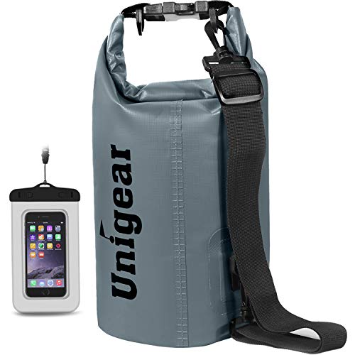 Image of Unigear Floating Waterproof Dry Bag for Kayaking, 2L /5L /10L /20L /30L /40L | Lightweight Gear Storage, Waterproof Phone Case Included, For Boating, Fishing, Swimming, Camping, Beach And Paddle Boarding