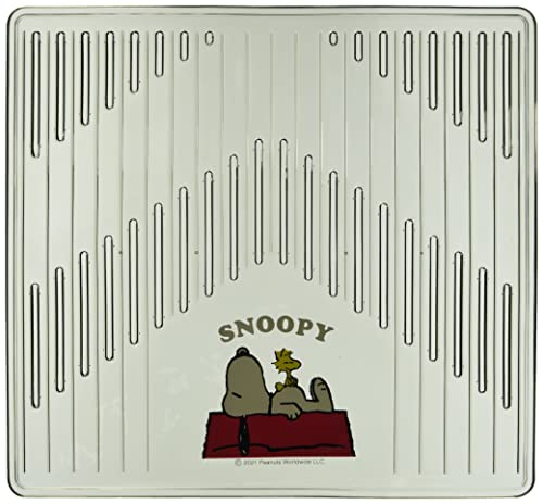 ボンフォーム(BONFORM) カーマット スヌーピー SNPクリアーアロー2 後席1枚 43x40cm スモーク 6407-08SM
