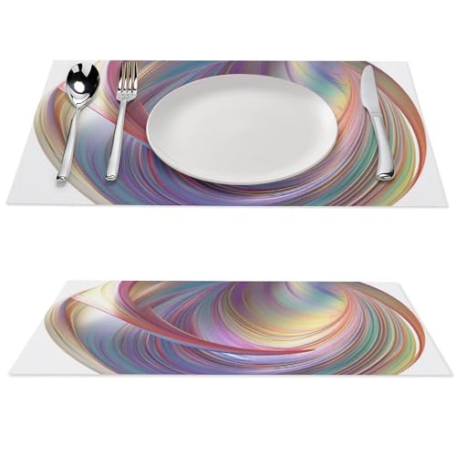 Set de table antidérapant pour protéger la table des assiettes chaudes lot de 6
