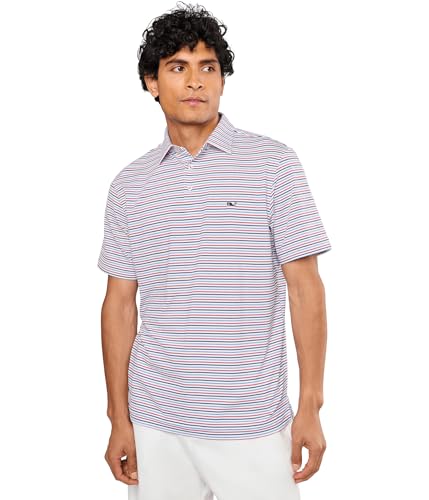Image of vineyard vines Men's Bradley Stripe Sankaty Polo