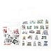 Produktbild Mdsfe 40Pcs / Tasche 24 Design niedlichen Tagebuch Aufkleber Sammelalbum Herzschlag Serie niedlichen kreativen Briefpapier dekorative Aufkleber - Gebäude Landschaft