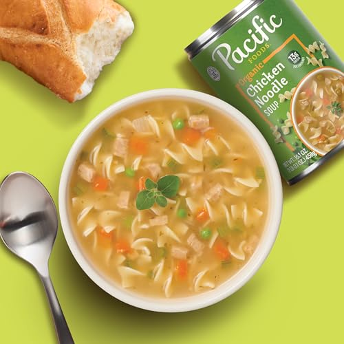 Pacific Foods Organic Chicken Noodle Soup, 16.1 OZ