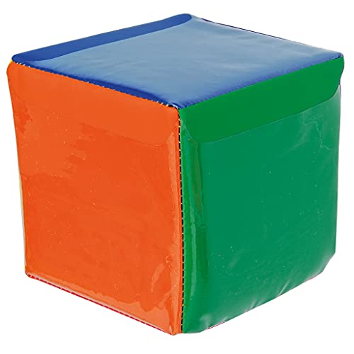 Wiemann Lehrmittel Bunter Bewegungswürfel, Soft-Würfel mit Taschen, 16 x 16 x 16 cm (1 Stück)