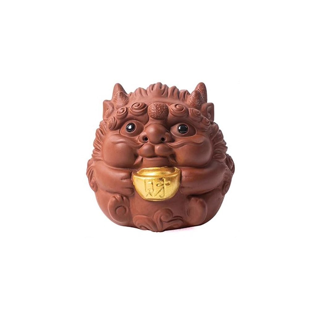 Mascota de té adorno de dragón creativo para decoración de escritorio
