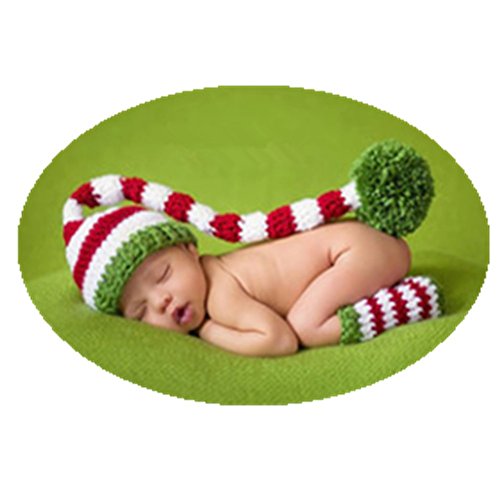 Newborn Baby Photography Shoot Photo Props Outfits Crochet Knit Hat Socks for Boy Girls Photo Shoot